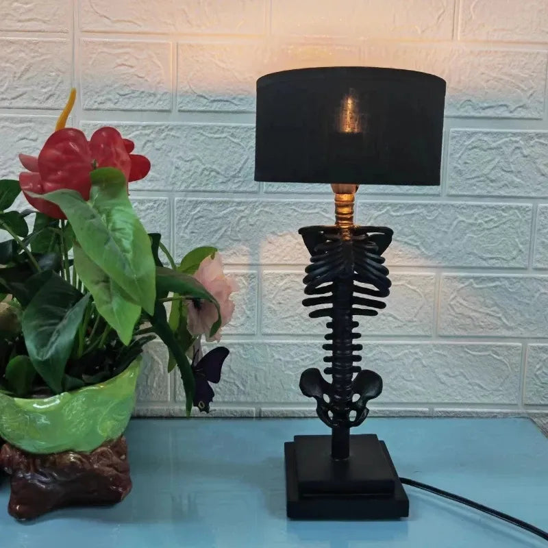 JorvynGlow - Handmade Gothic Resin Table Lamp