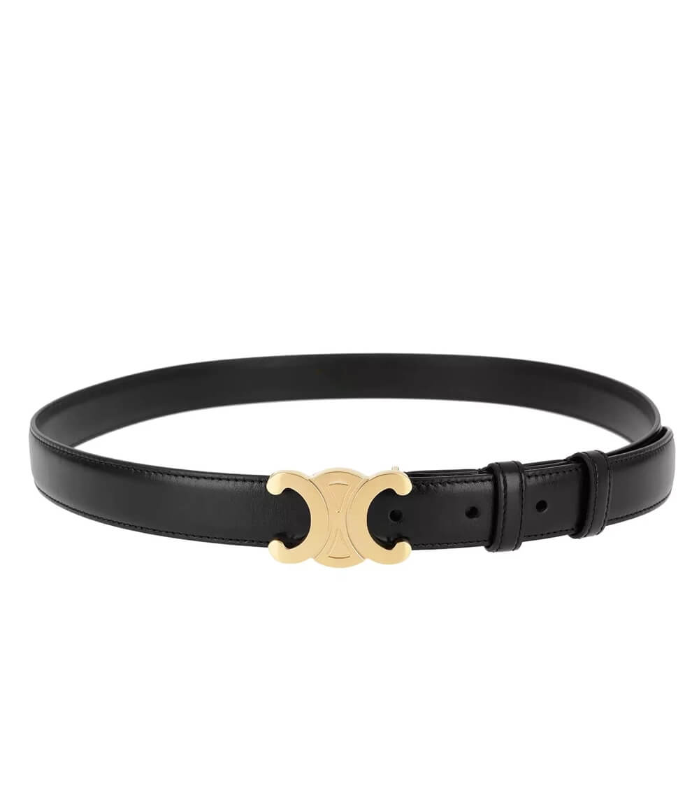 EleganceBelt - Ceinture Cuir PU Détails Dorés