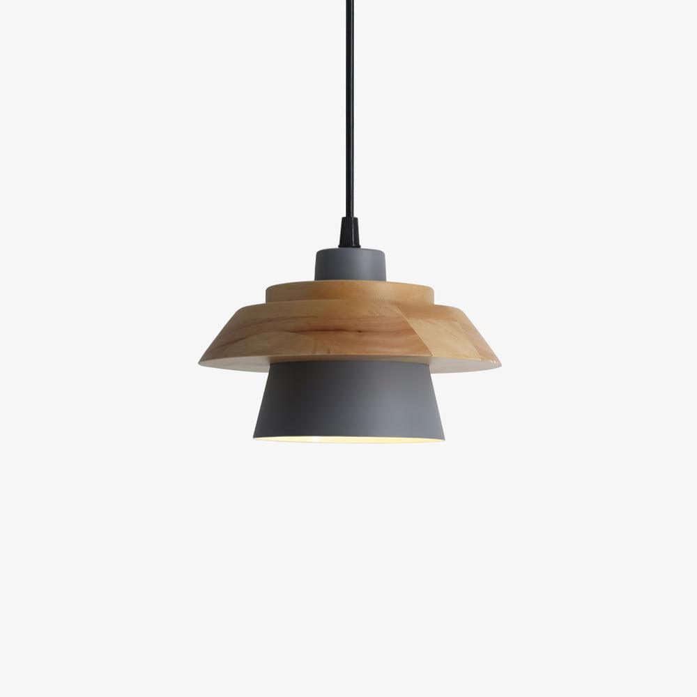 NordicMacaron - Scandinavian Design Pendant Light with Wood Finish