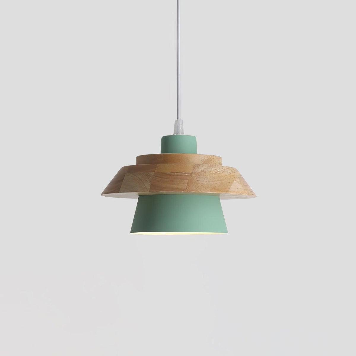NordicMacaron - Scandinavian Design Pendant Light with Wood Finish