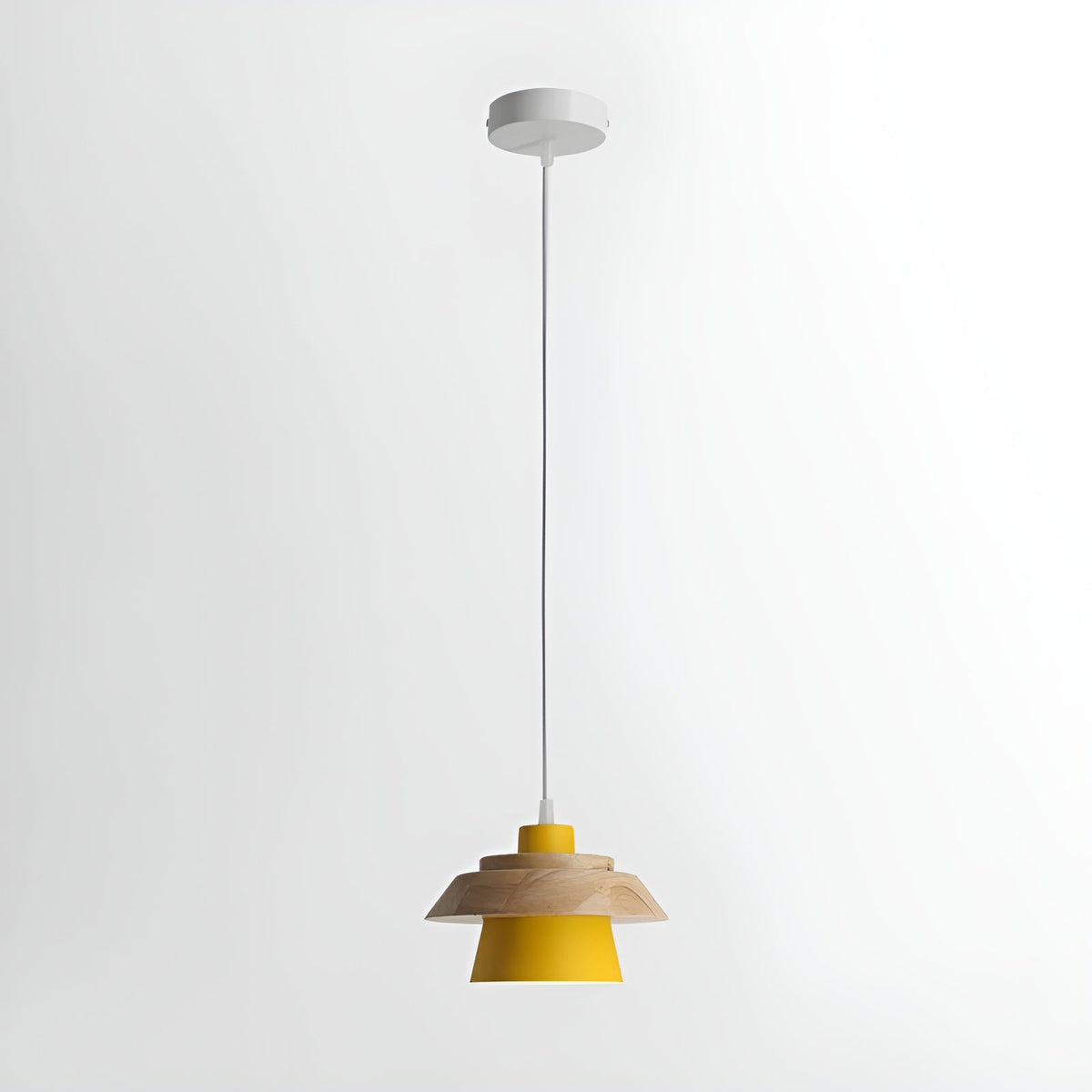 NordicMacaron - Scandinavian Design Pendant Light with Wood Finish
