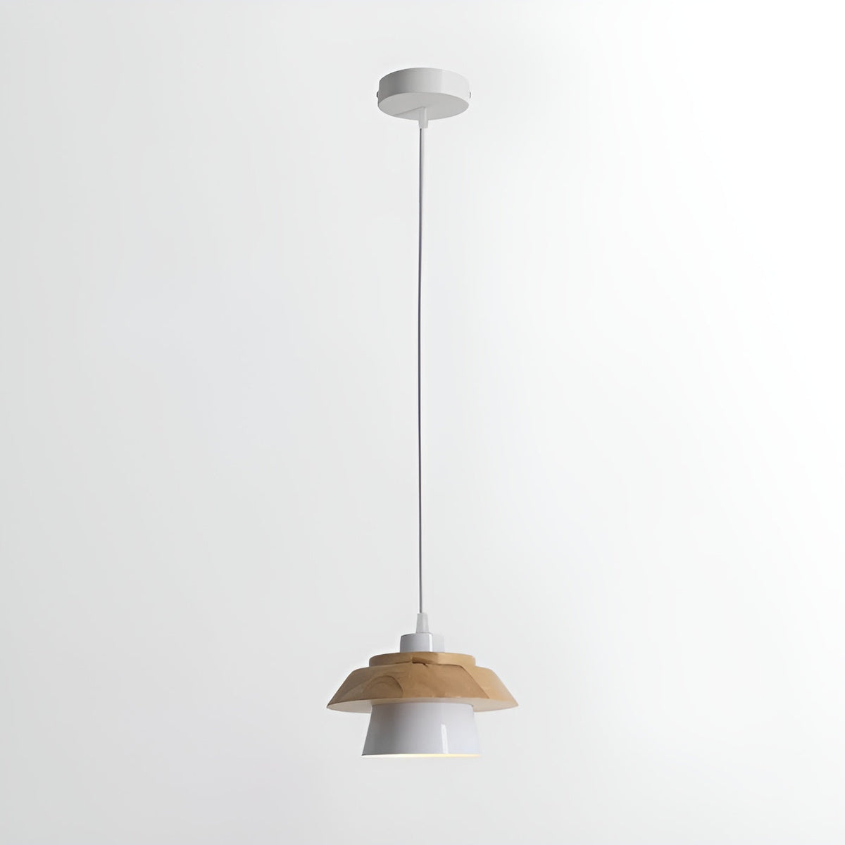 NordicMacaron - Scandinavian Design Pendant Light with Wood Finish