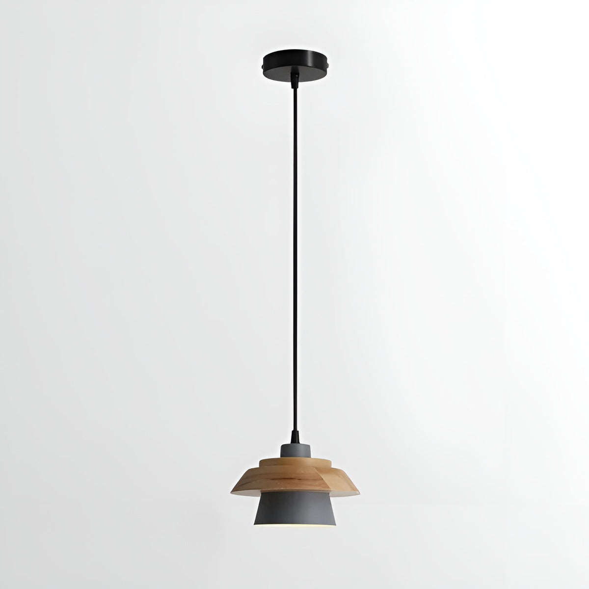 NordicMacaron - Scandinavian Design Pendant Light with Wood Finish