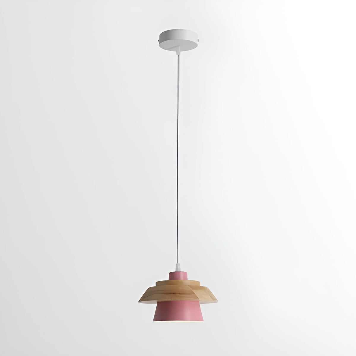 NordicMacaron - Scandinavian Design Pendant Light with Wood Finish