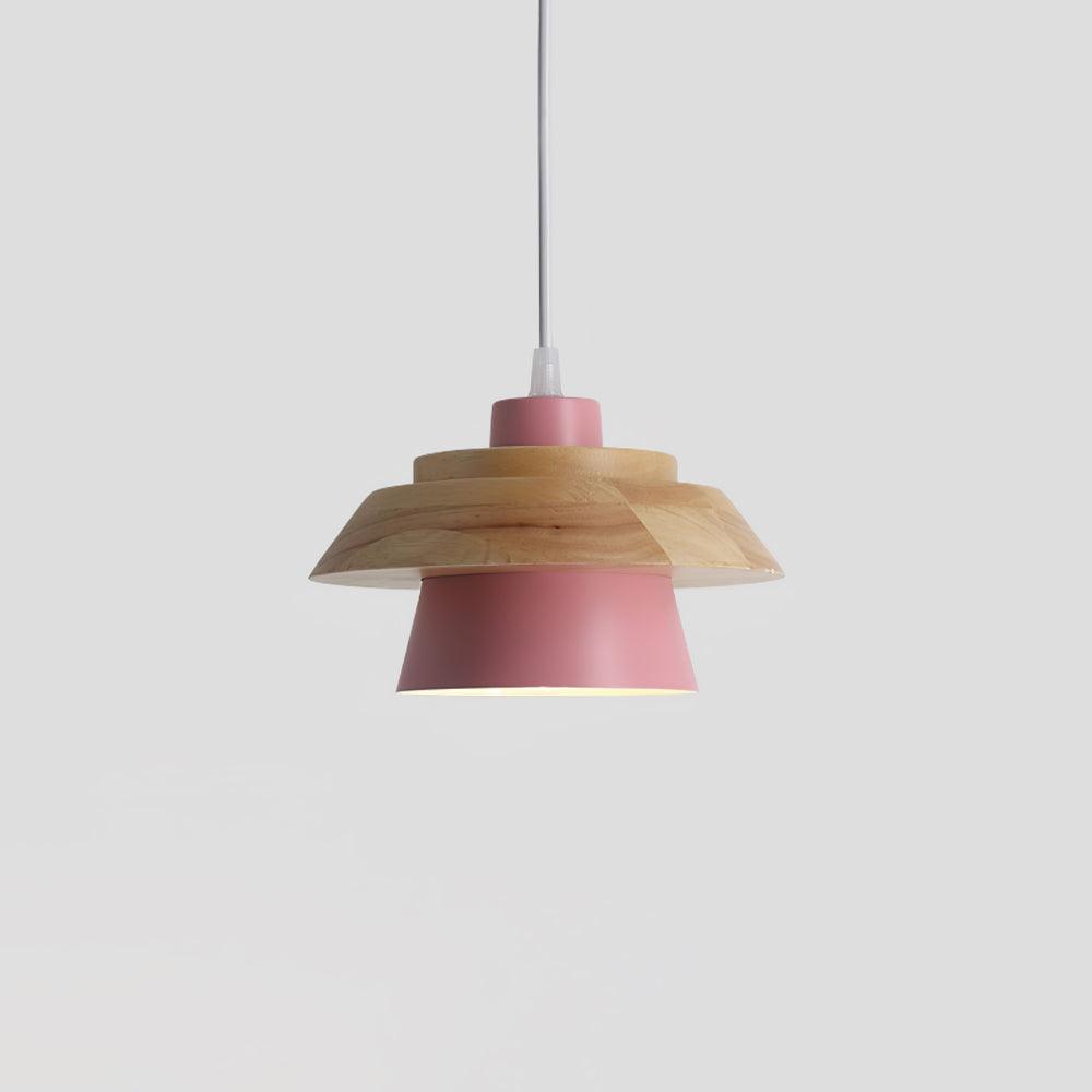 NordicMacaron - Scandinavian Design Pendant Light with Wood Finish