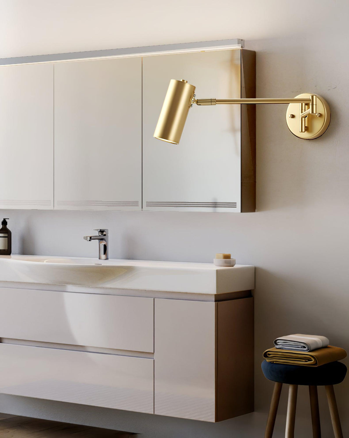 Nexbeam - Sleek Metal and Acrylic Wall Sconce