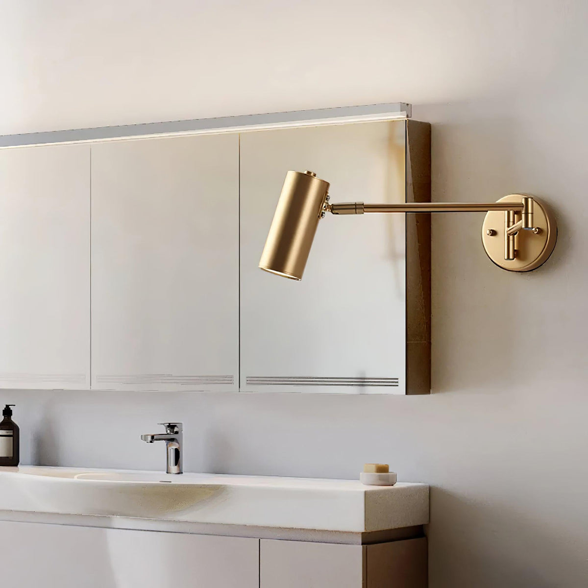 Nexbeam - Sleek Metal and Acrylic Wall Sconce