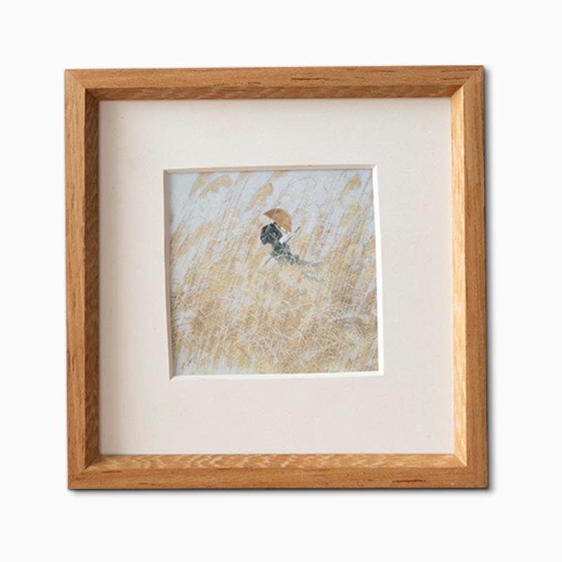 WoodFrame - Elegant Wooden Square Photo Frame