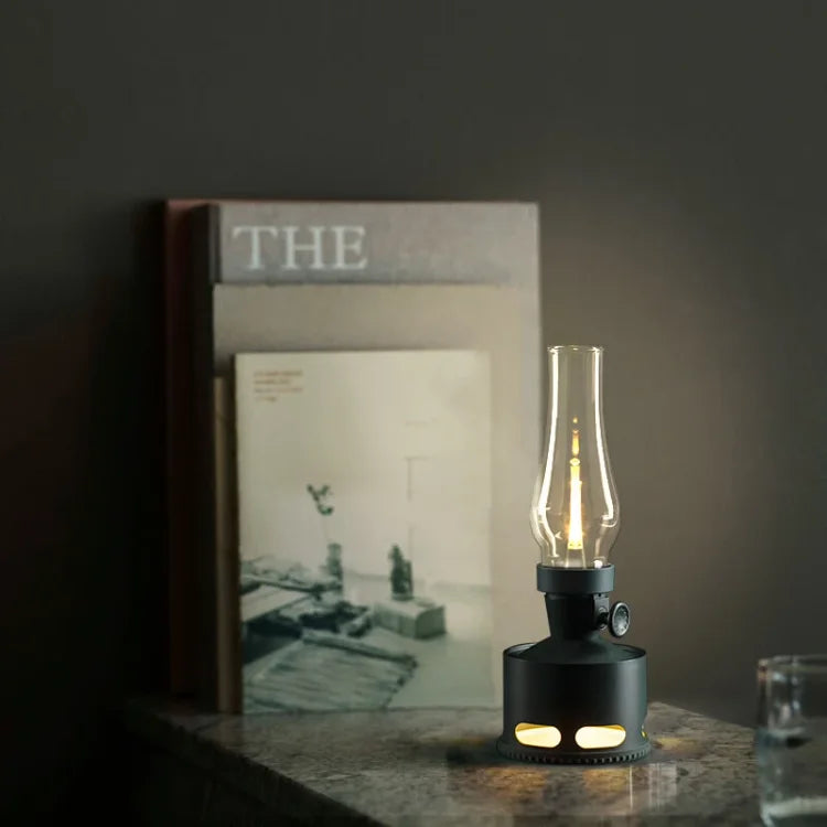 NostalgiaLamp - Vintage LED Lantern for Cozy Evenings