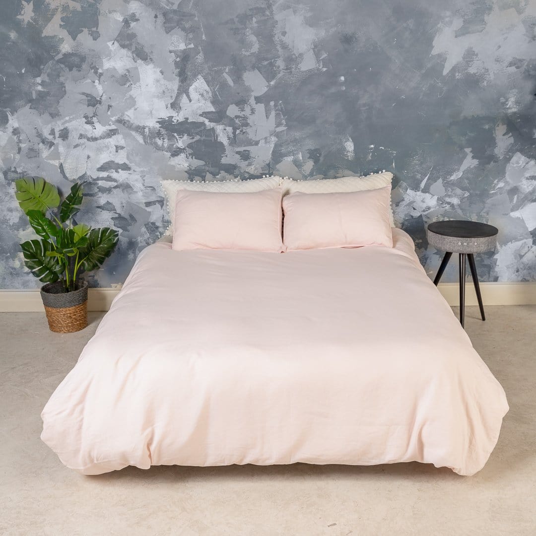 BlushLuxe - French Linen Bedding Set for an Elegant Bedroom
