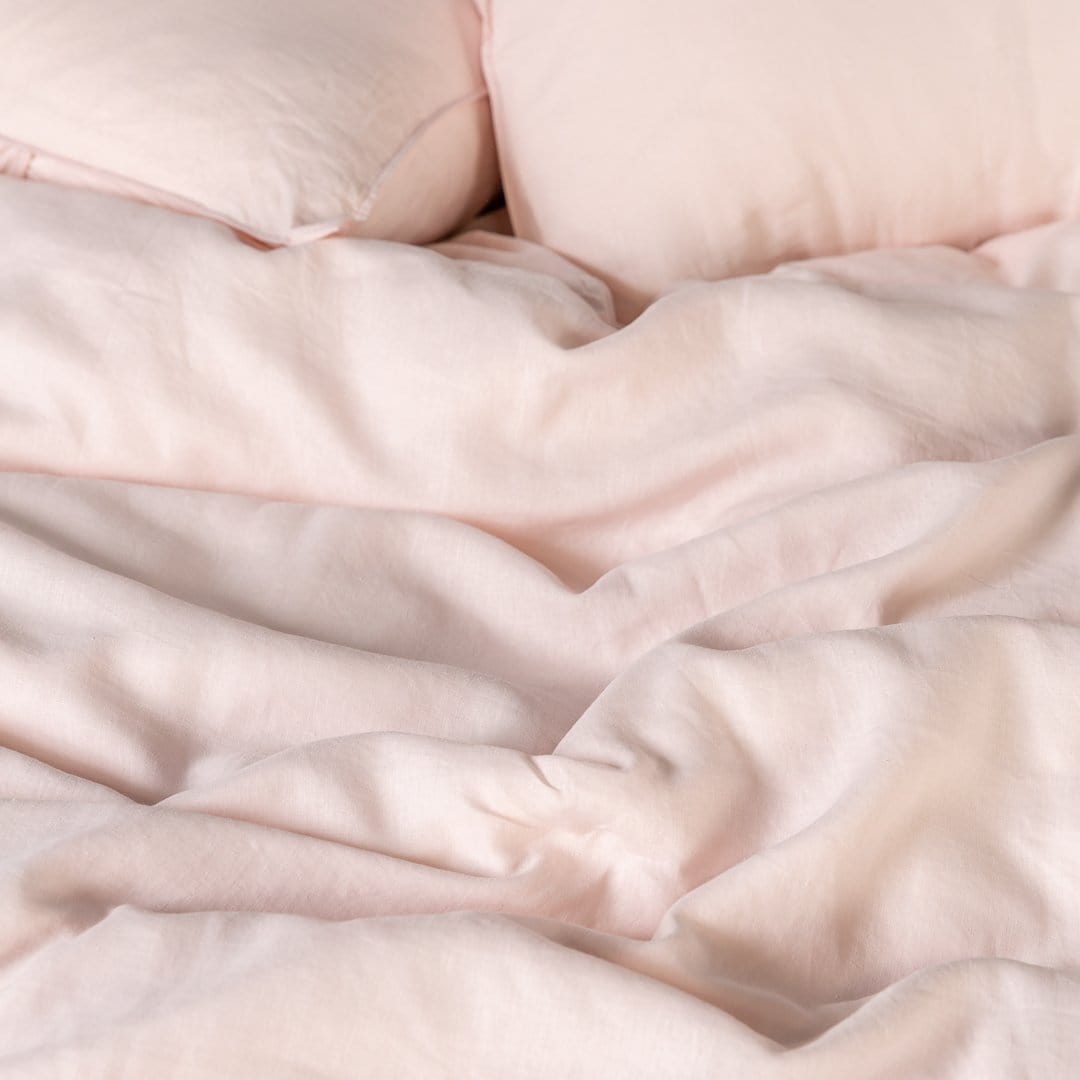 BlushLuxe - French Linen Bedding Set for an Elegant Bedroom