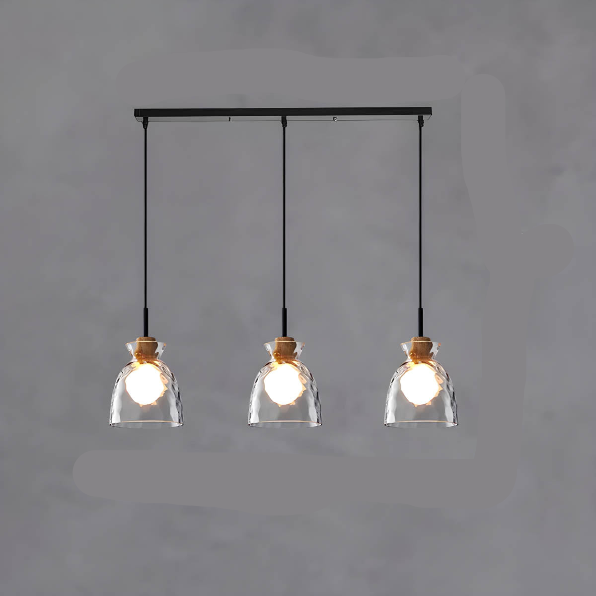 Gorielle - Elegant Modern Glass Chandelier for Living Rooms