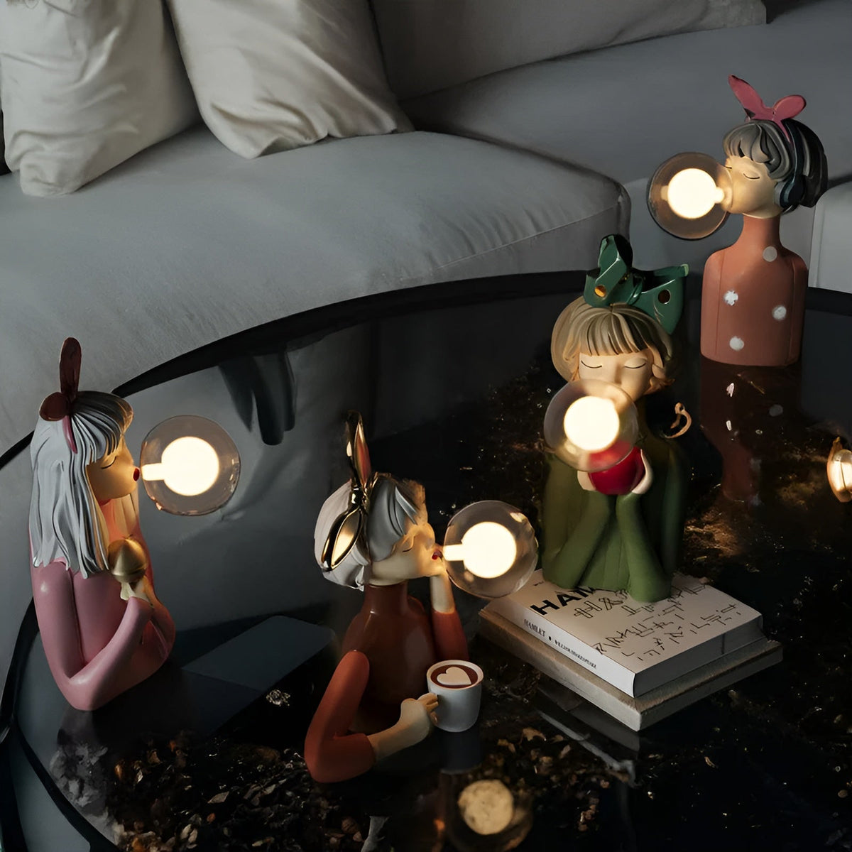 BubbleGlam - Elegant Bubble Design Ambient Lamp