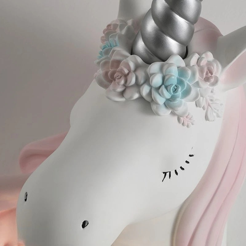 Magic Unicorn - Soft-Glow Wall Light for Kids' Bedroom