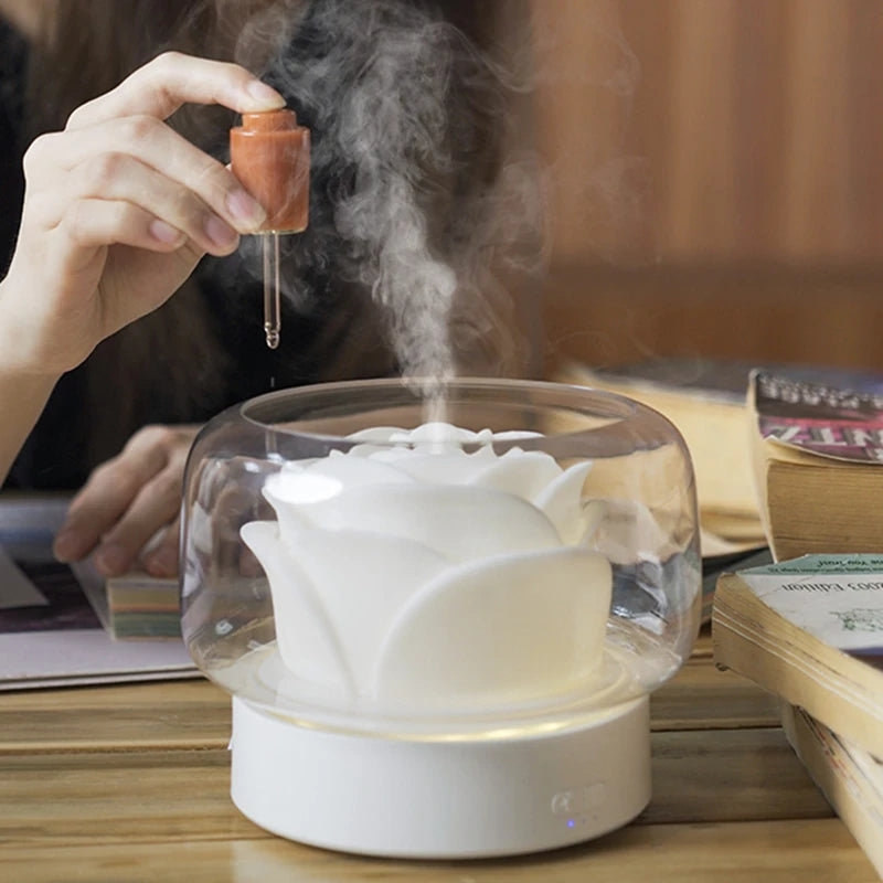 ÉclatScent - Elegant Perfume Diffuser with LED Lighting