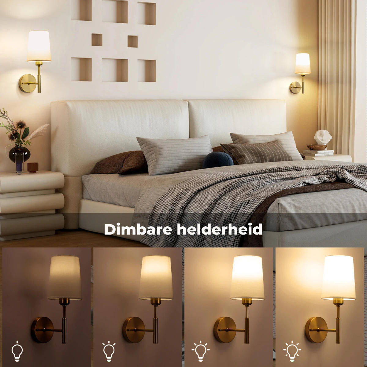 Nova Wall Sconce - Rechargeable USB Wireless Lamp