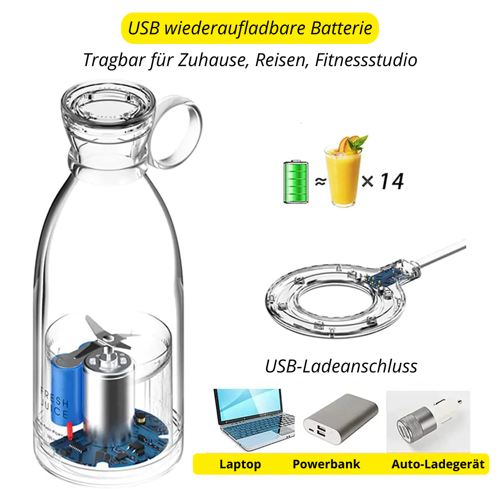 SmoothEase - Blender portable rechargeable par USB