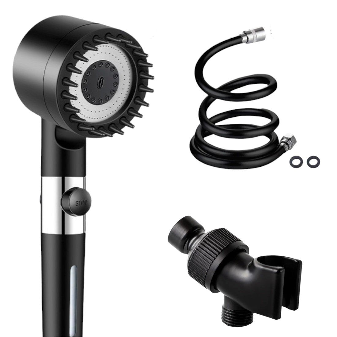 AquaRelief - High-Pressure Massaging Shower Head