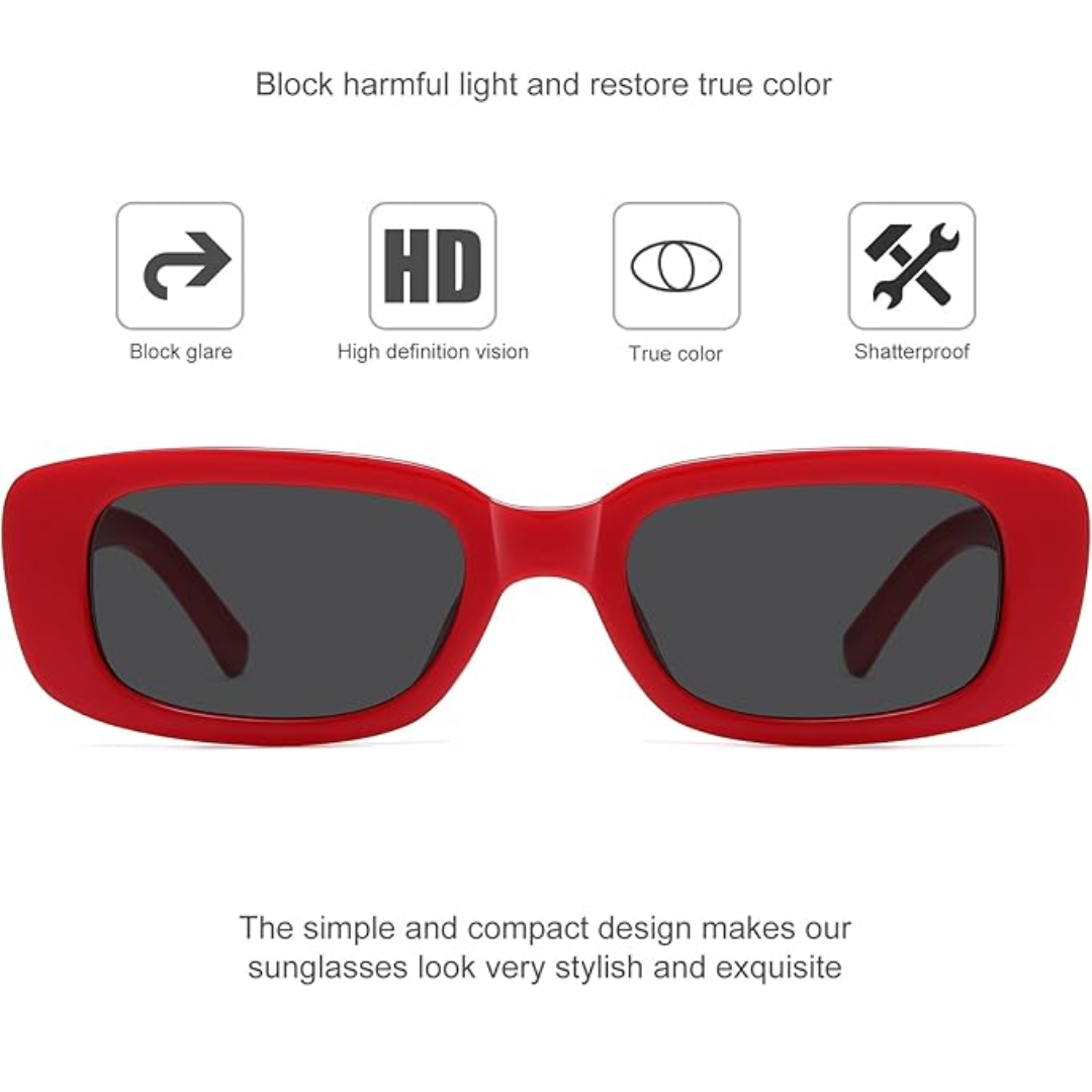 Aria Vision - Lunettes de Soleil Rétro Y2K