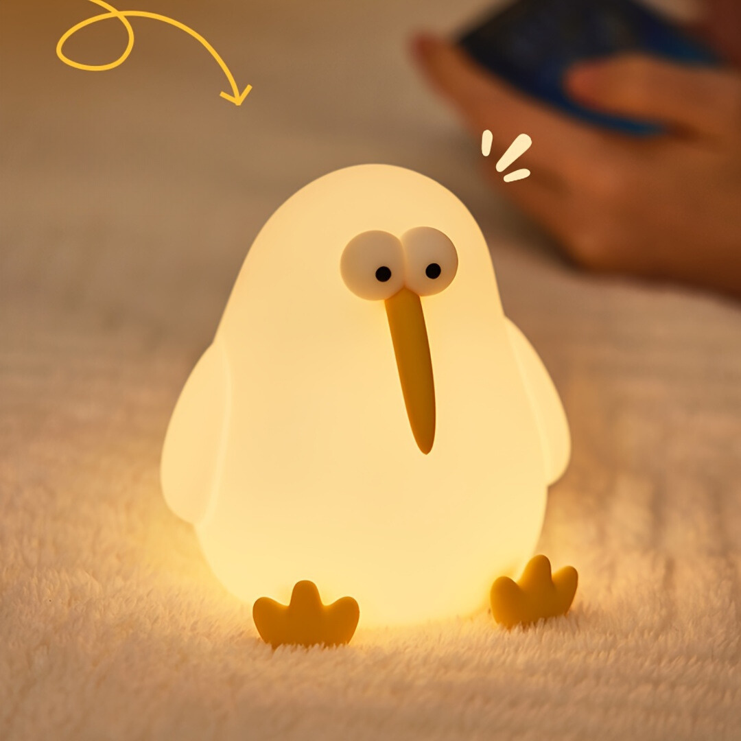 KiwiGlow Lamp - Rechargeable USB LED Kiwi Night Light