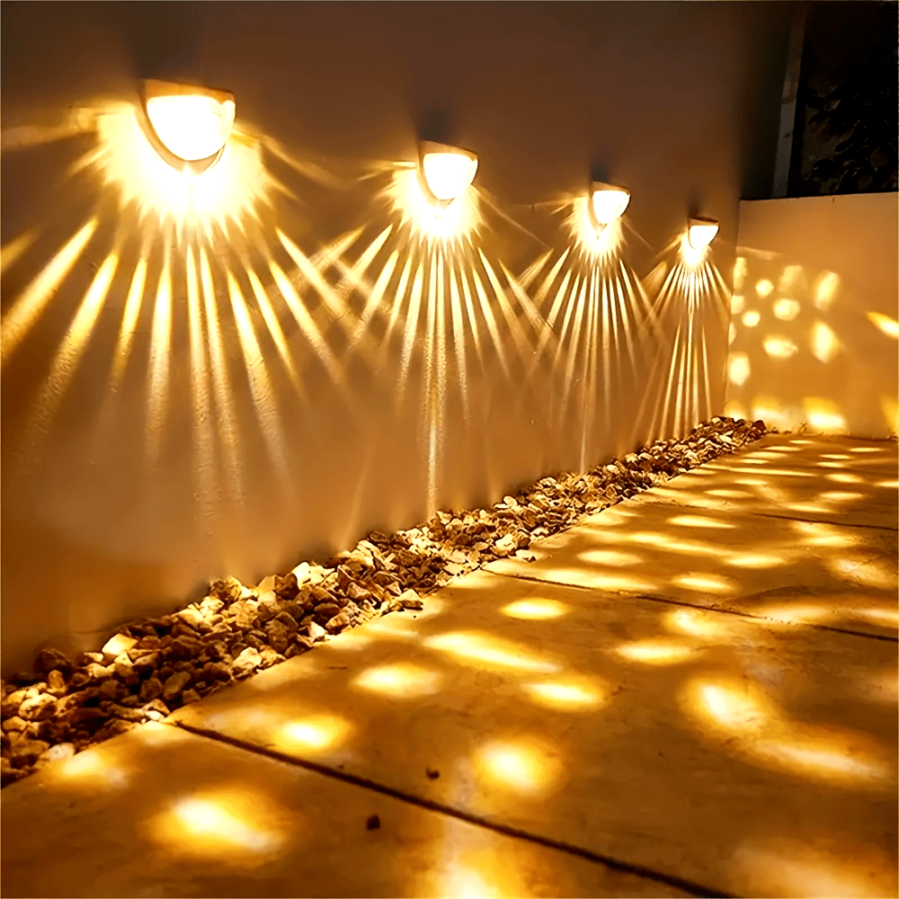 SolarGlow Fence Light - Outdoor Solar Light for Fences