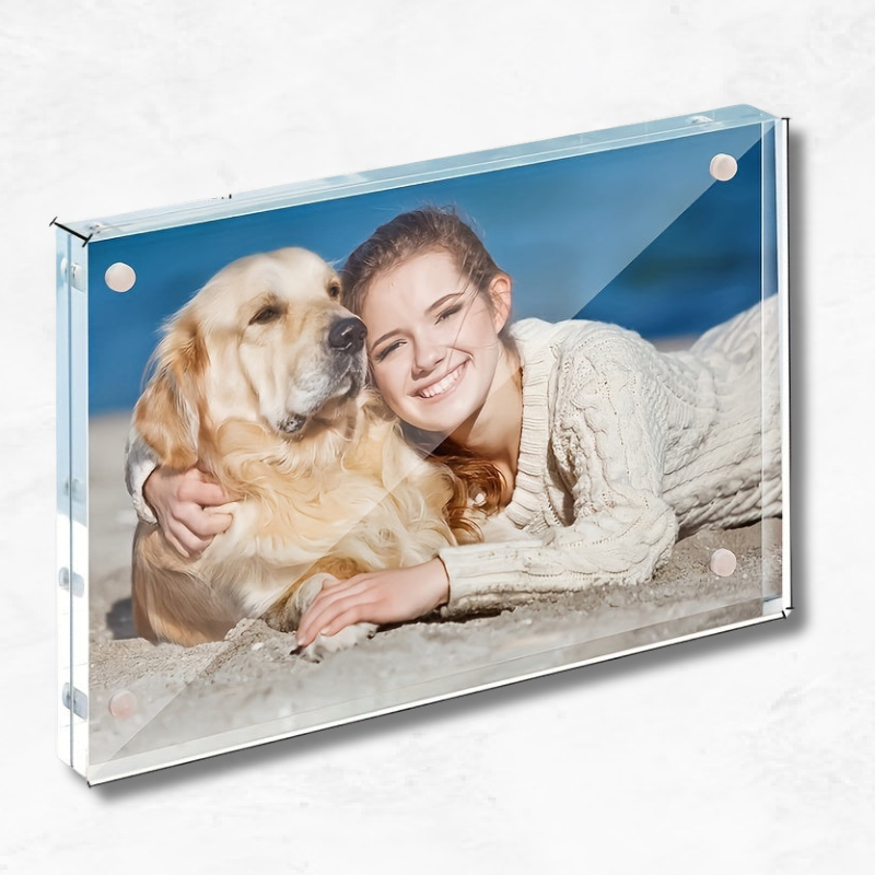 Vytrace - Horizontal Acrylic Photo Frame for Modern Interiors