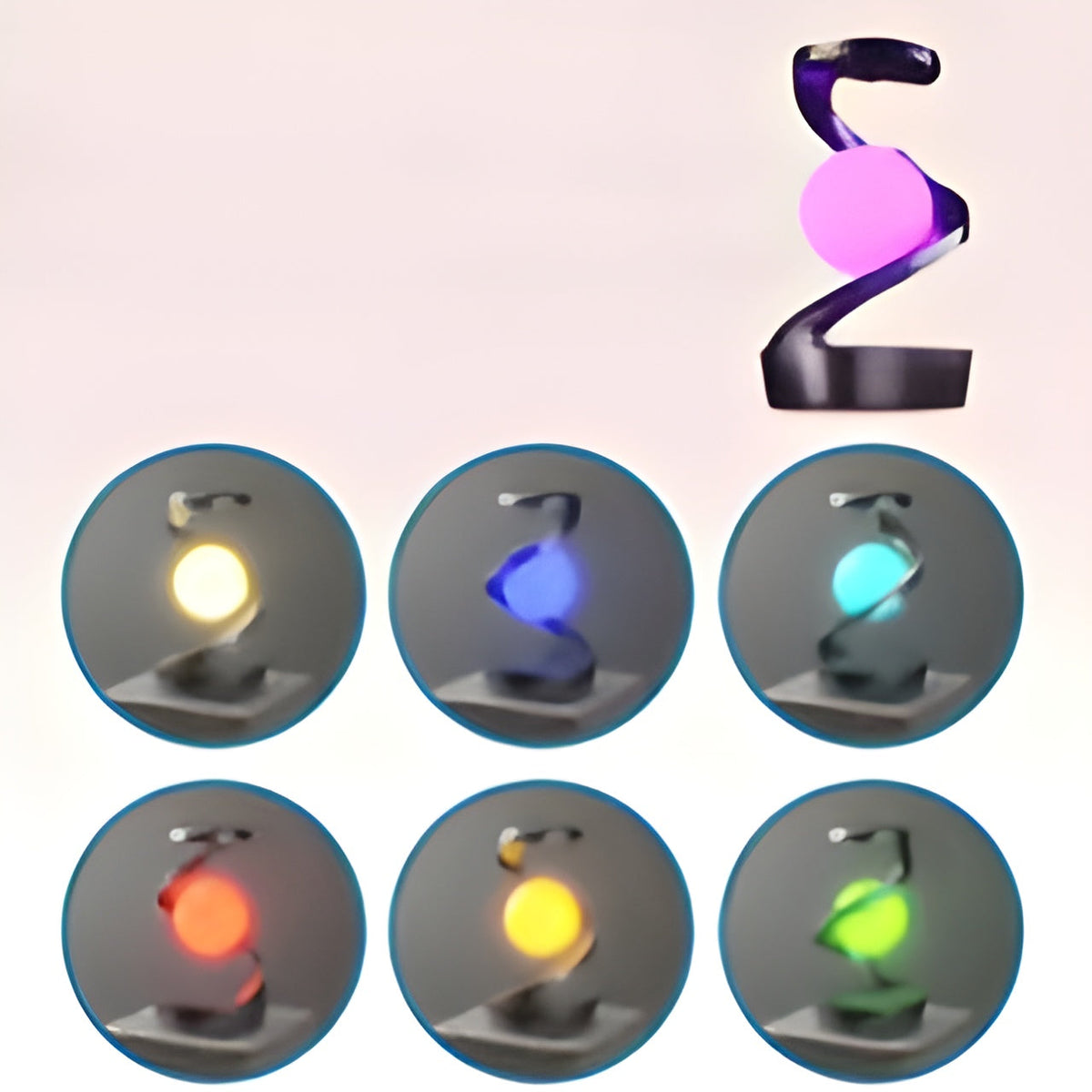 FloatCharge - Floating Table Lamp with Wireless Charger