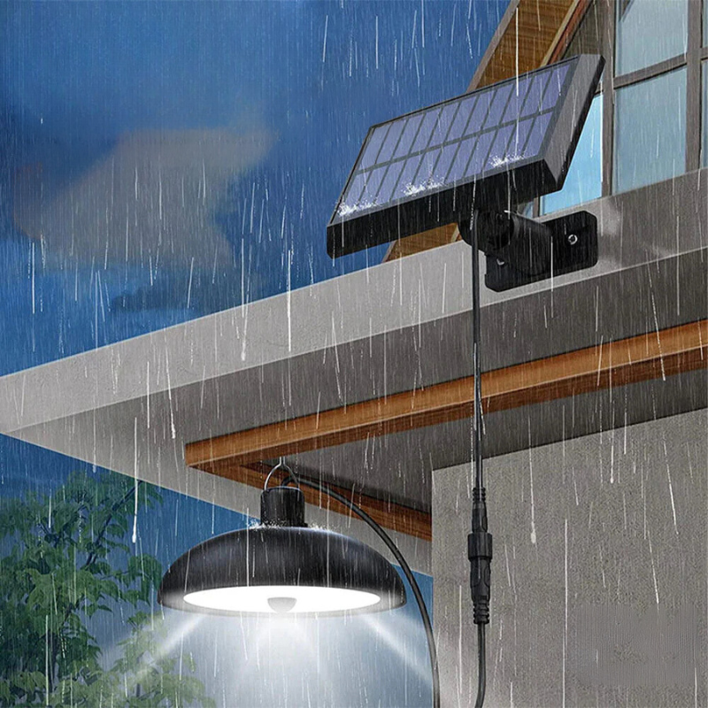 Rozanda - Elegant Solar Pendant Light for Garden and Indoors