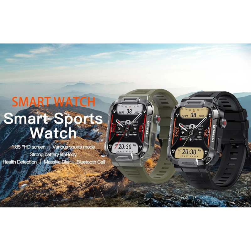 ForceGuard Watch - Smartwatch Militaire Durable IP68