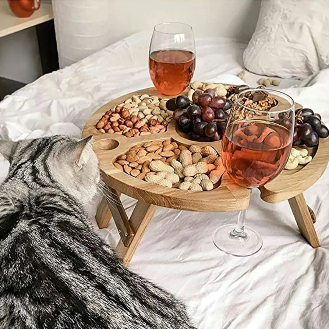 CheeseBoard Delights – Planche Pique-Nique en Bois