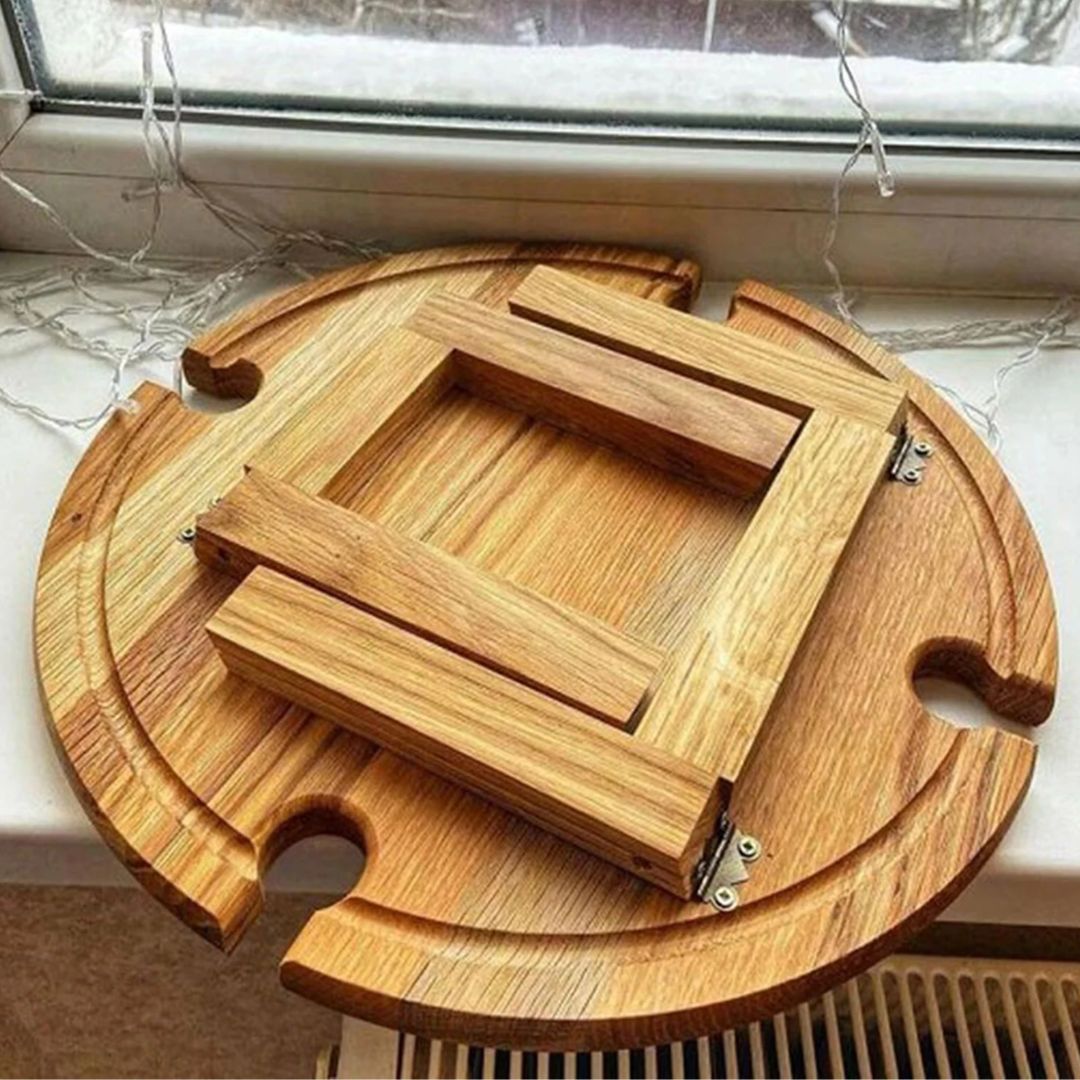 CheeseBoard Delights – Planche Pique-Nique en Bois