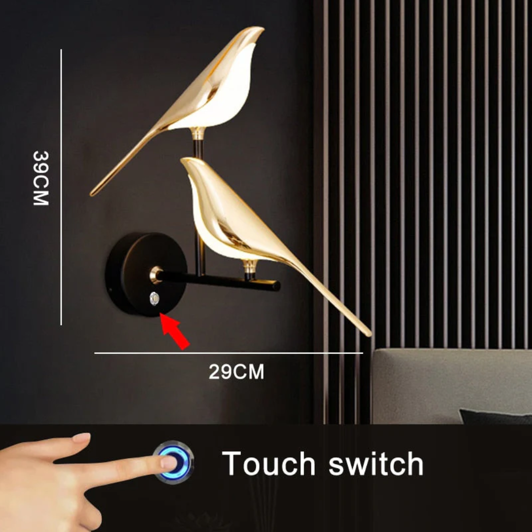 LuminaBird - Applique Murale LED Rotative Moderne