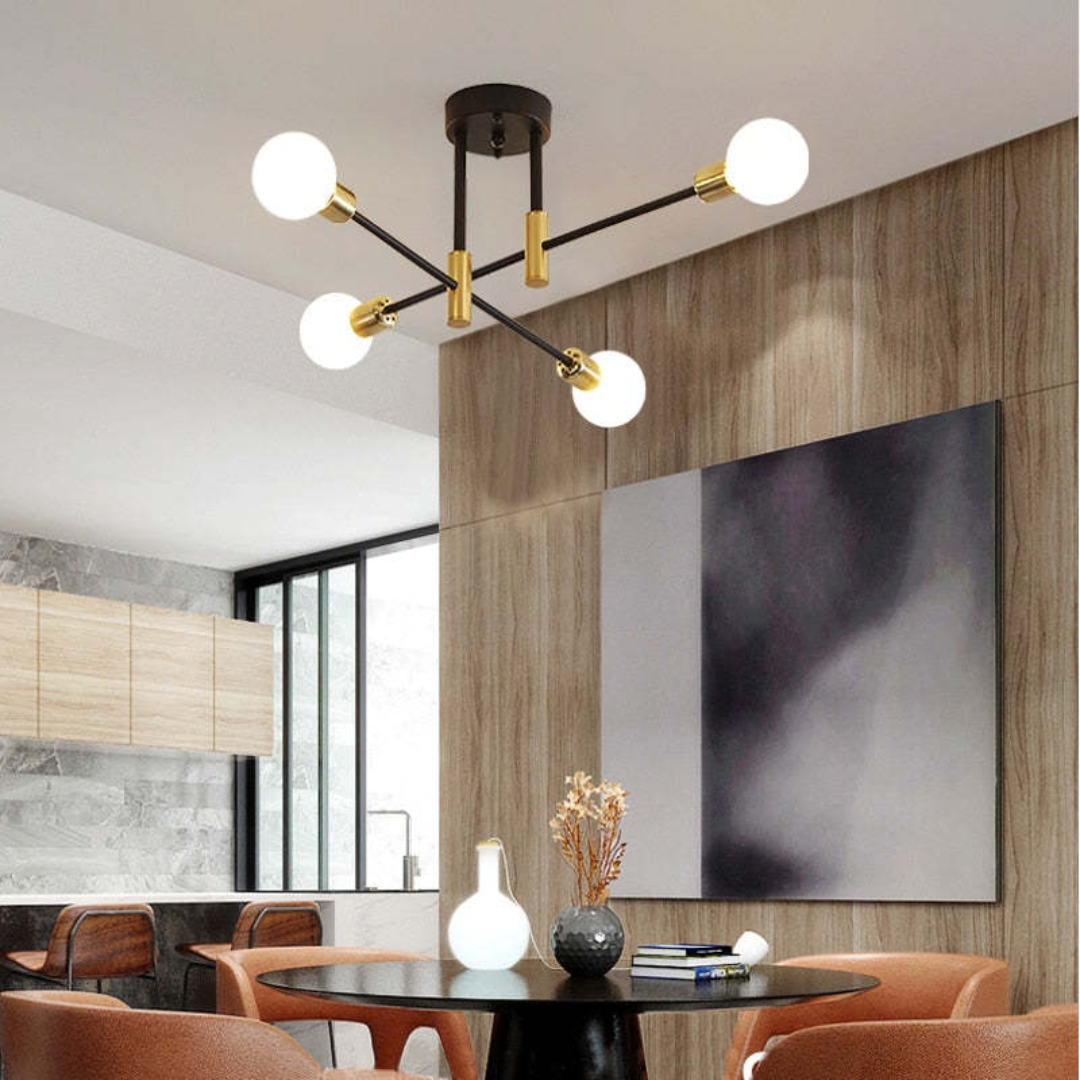 Lumière Royale - Plafonnier LED de luxe pour salon