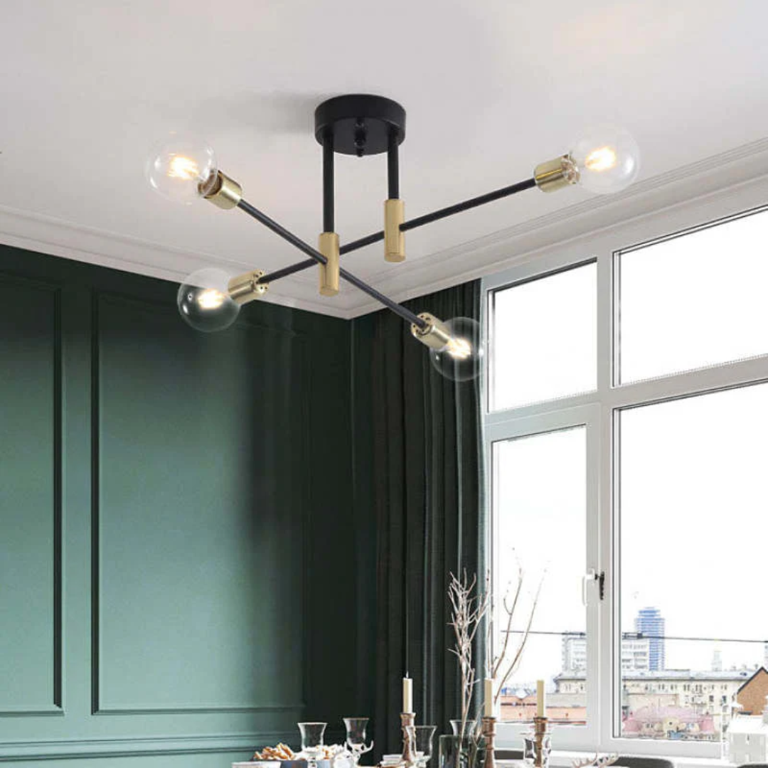 Lumière Royale - Plafonnier LED de luxe pour salon