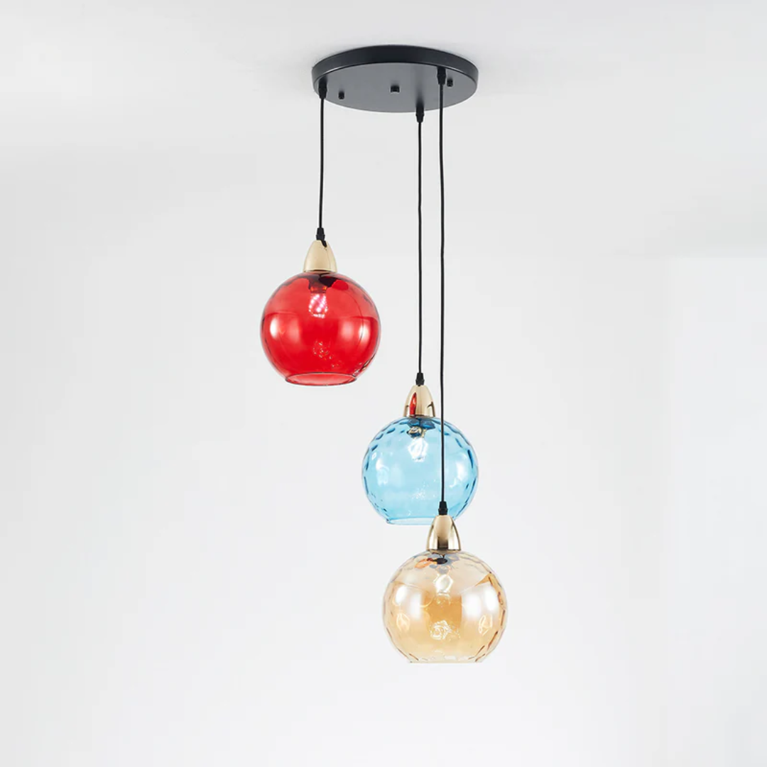 ClusterGlow - Suspension 3 Lampes Éclairage Ambiance