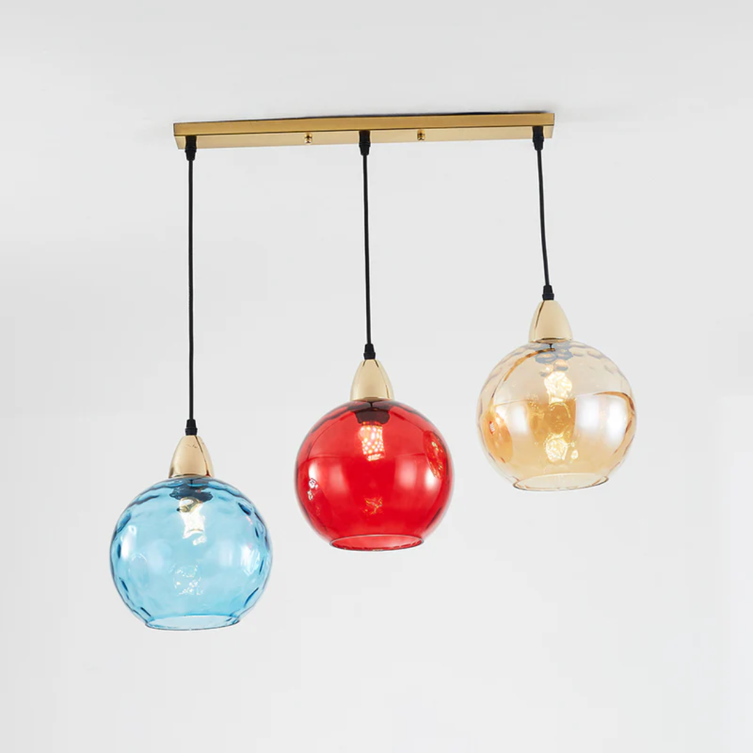 ClusterGlow - Suspension 3 Lampes Éclairage Ambiance