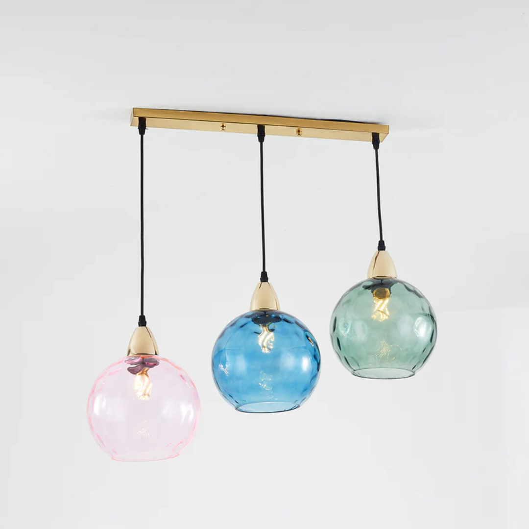 ClusterGlow - Suspension 3 Lampes Éclairage Ambiance