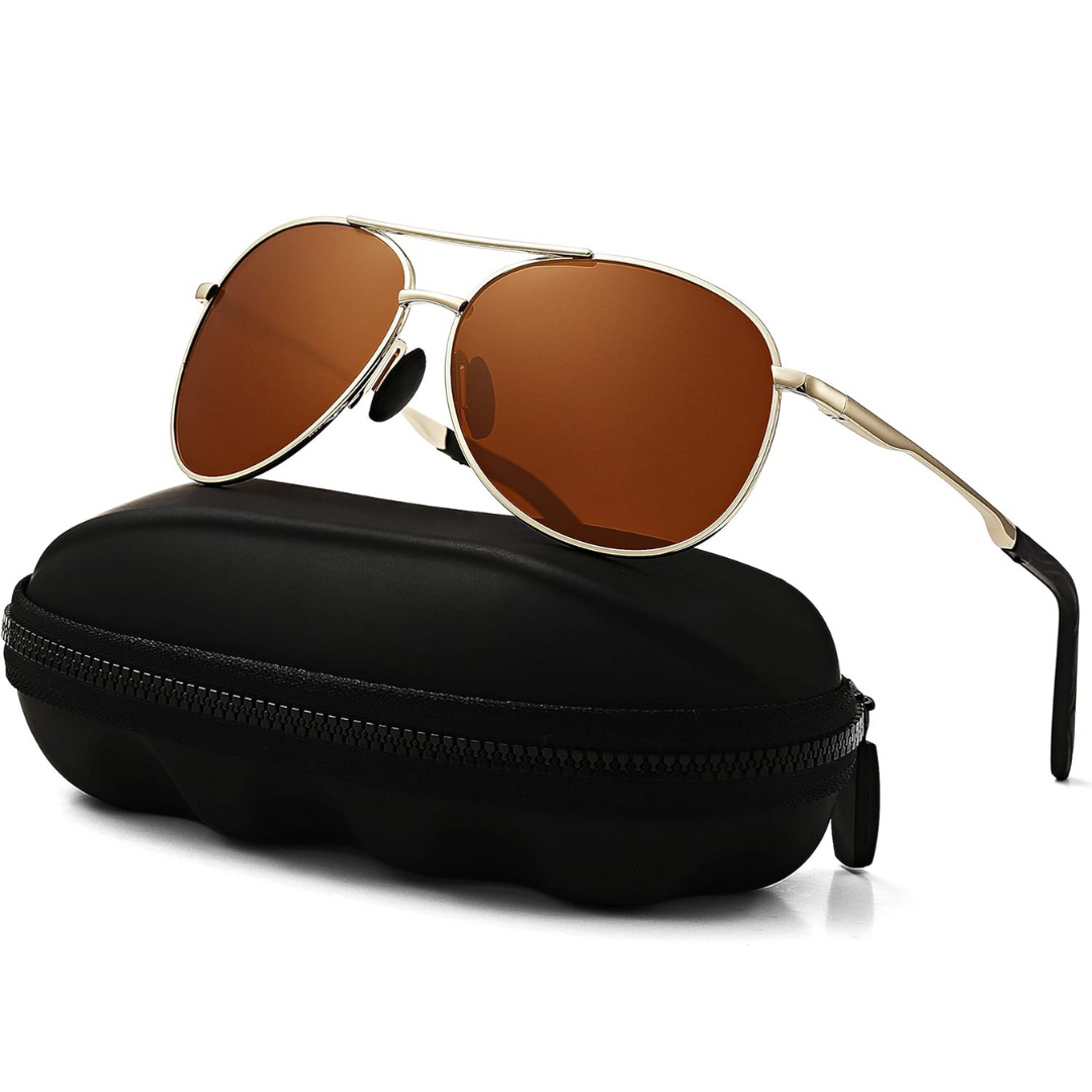 JoeyGlare - Lunettes de Soleil Aviateur Polarisées