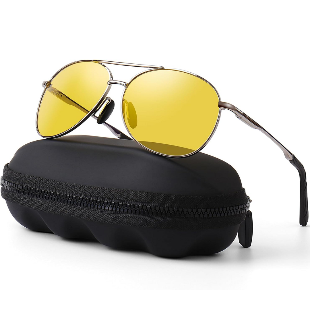 JoeyGlare - Lunettes de Soleil Aviateur Polarisées