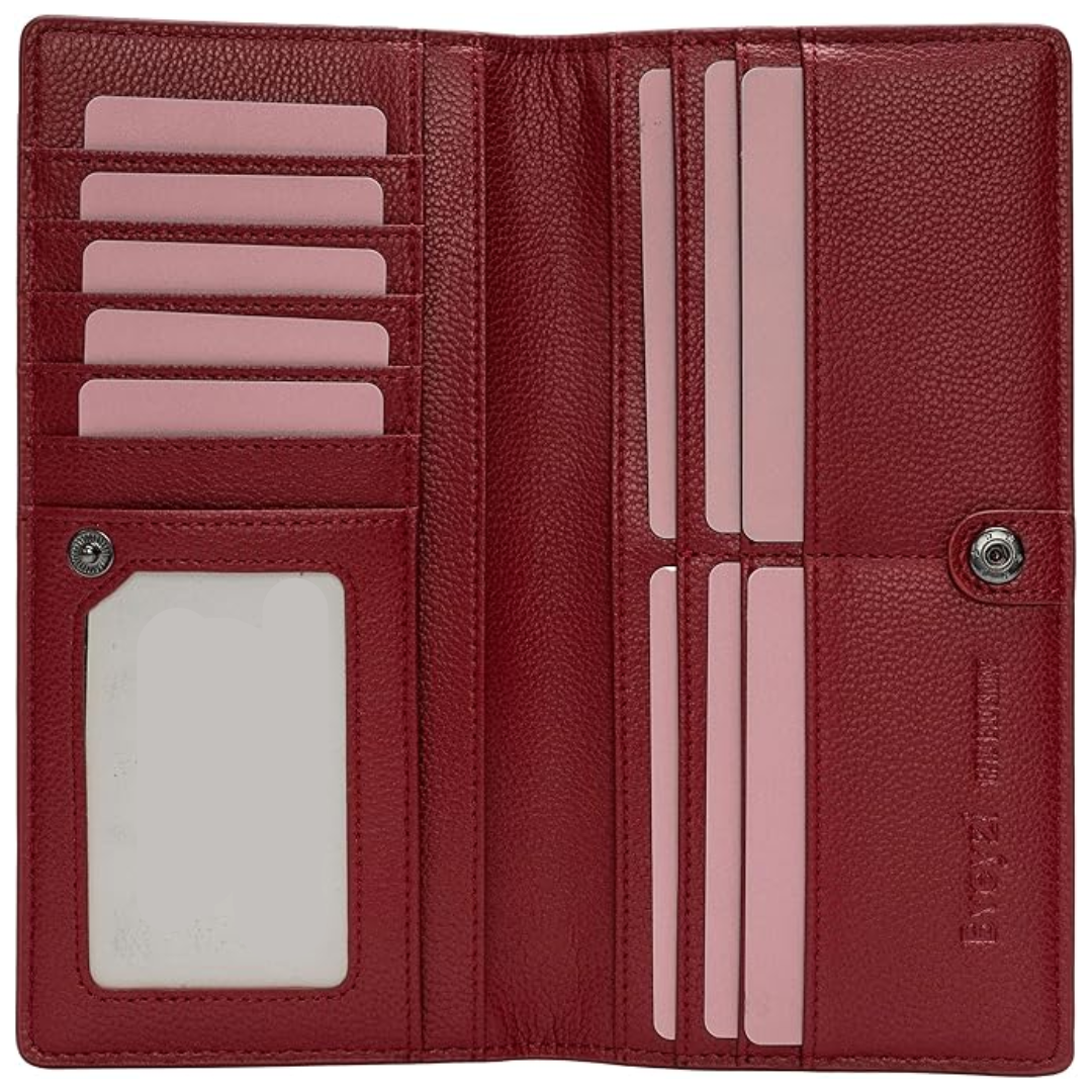 Renée Wallet - Portefeuille Cuir Fin Protection RFID