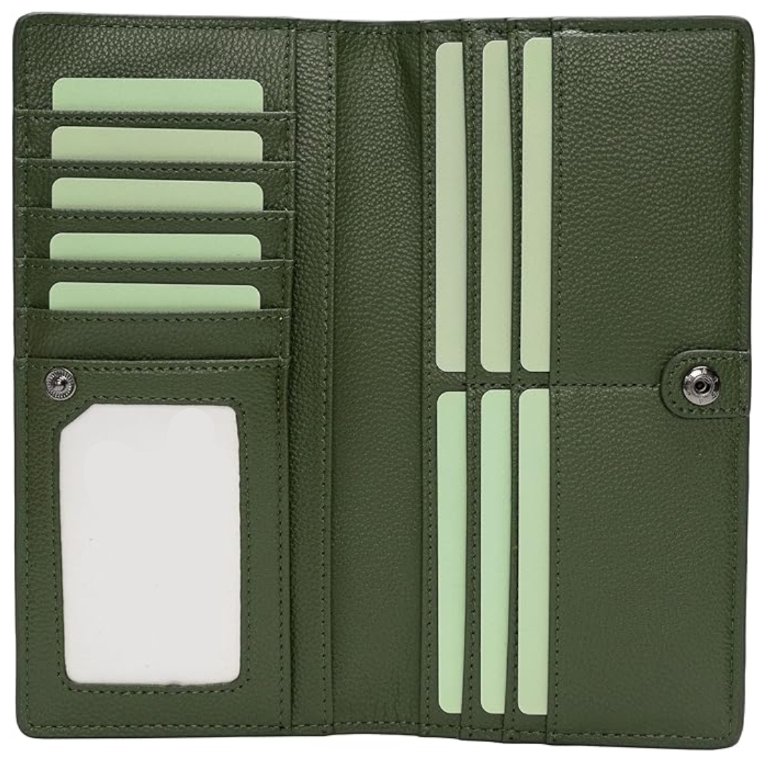Renée Wallet - Portefeuille Cuir Fin Protection RFID
