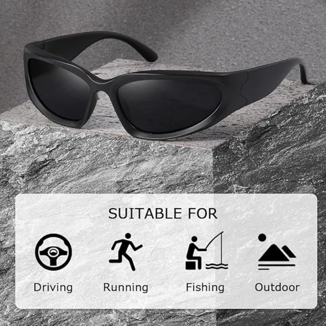SwiftWrap - Lunettes de Sport Polarisées Enveloppantes