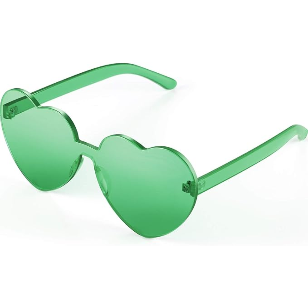 CoraLens - Lunettes de Soleil Cœur Sans Monture