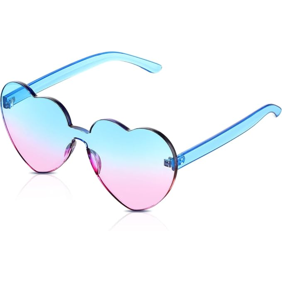 CoraLens - Lunettes de Soleil Cœur Sans Monture