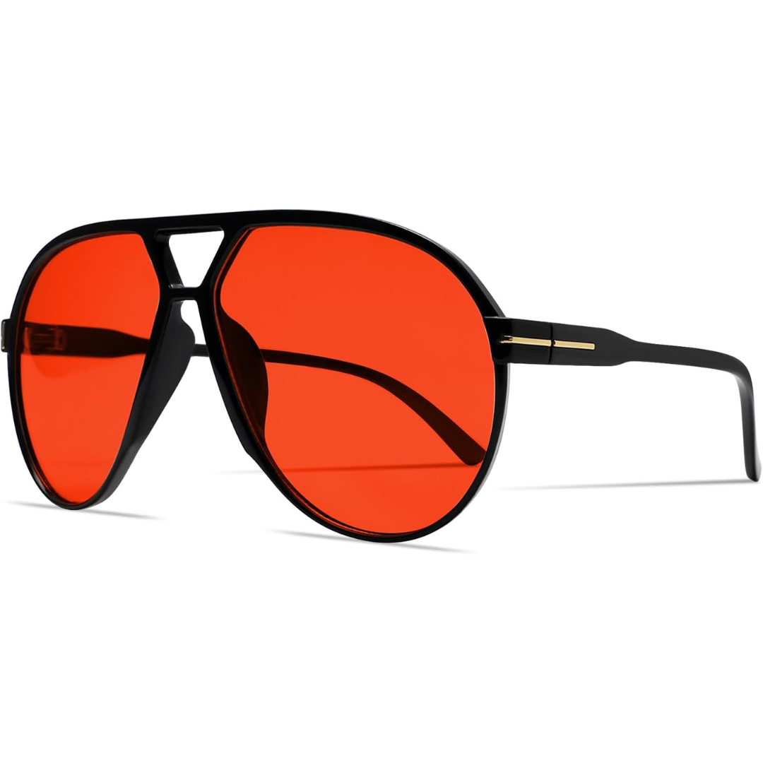 AmaraVision - Lunettes de Soleil Aviateur Rétro