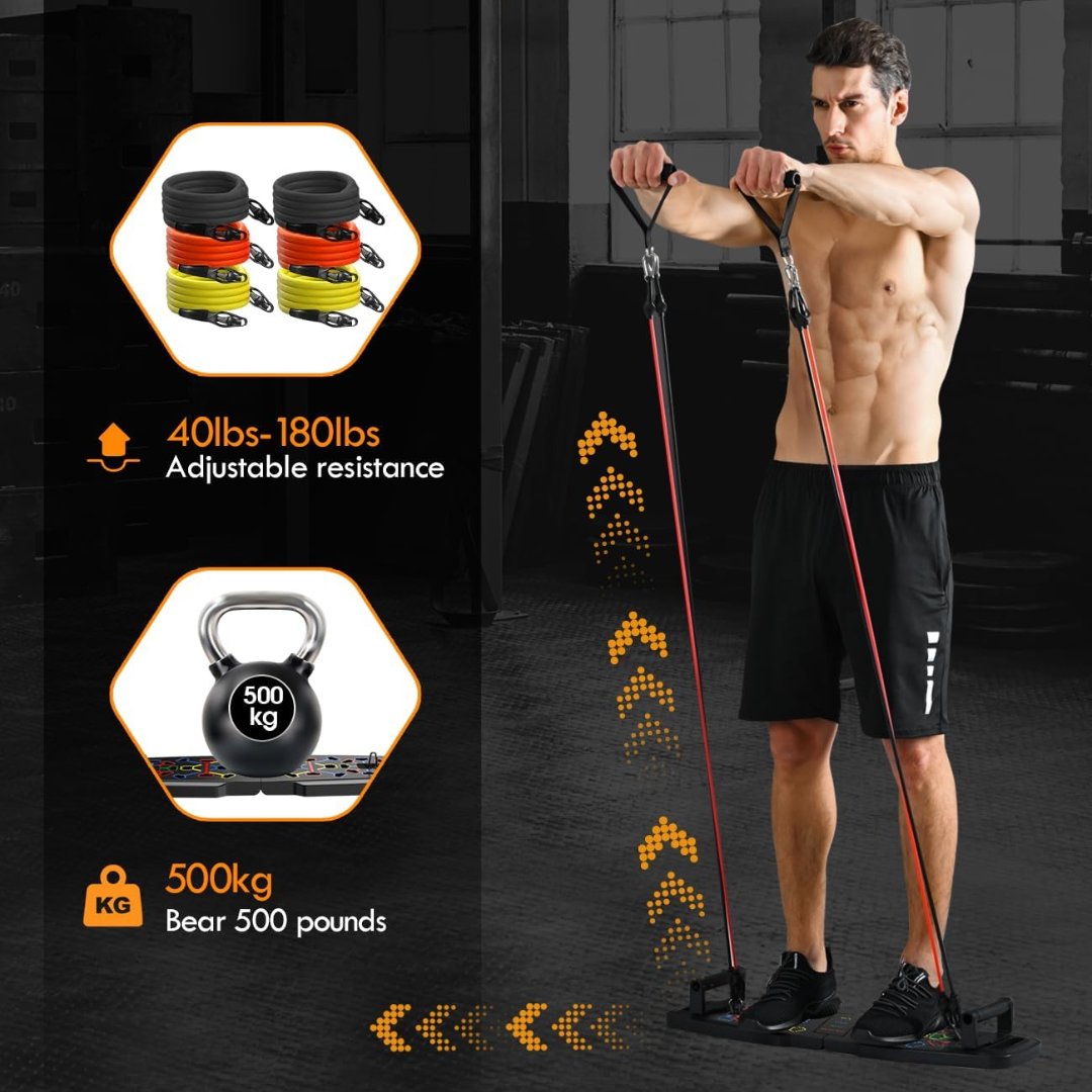 FitFlex - Kit fitness d'entraînement maison portable