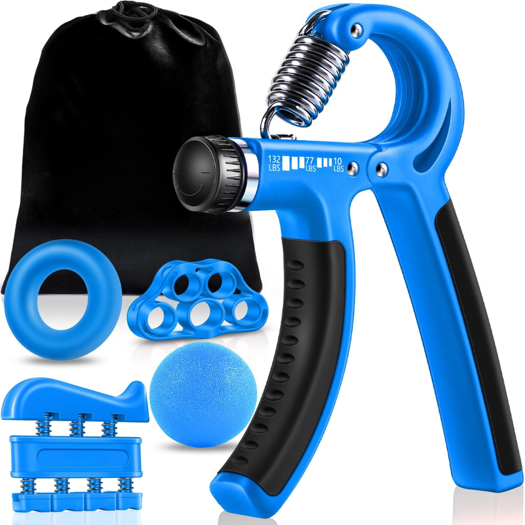 GripMaster - Set de 5 musculateurs de poigne