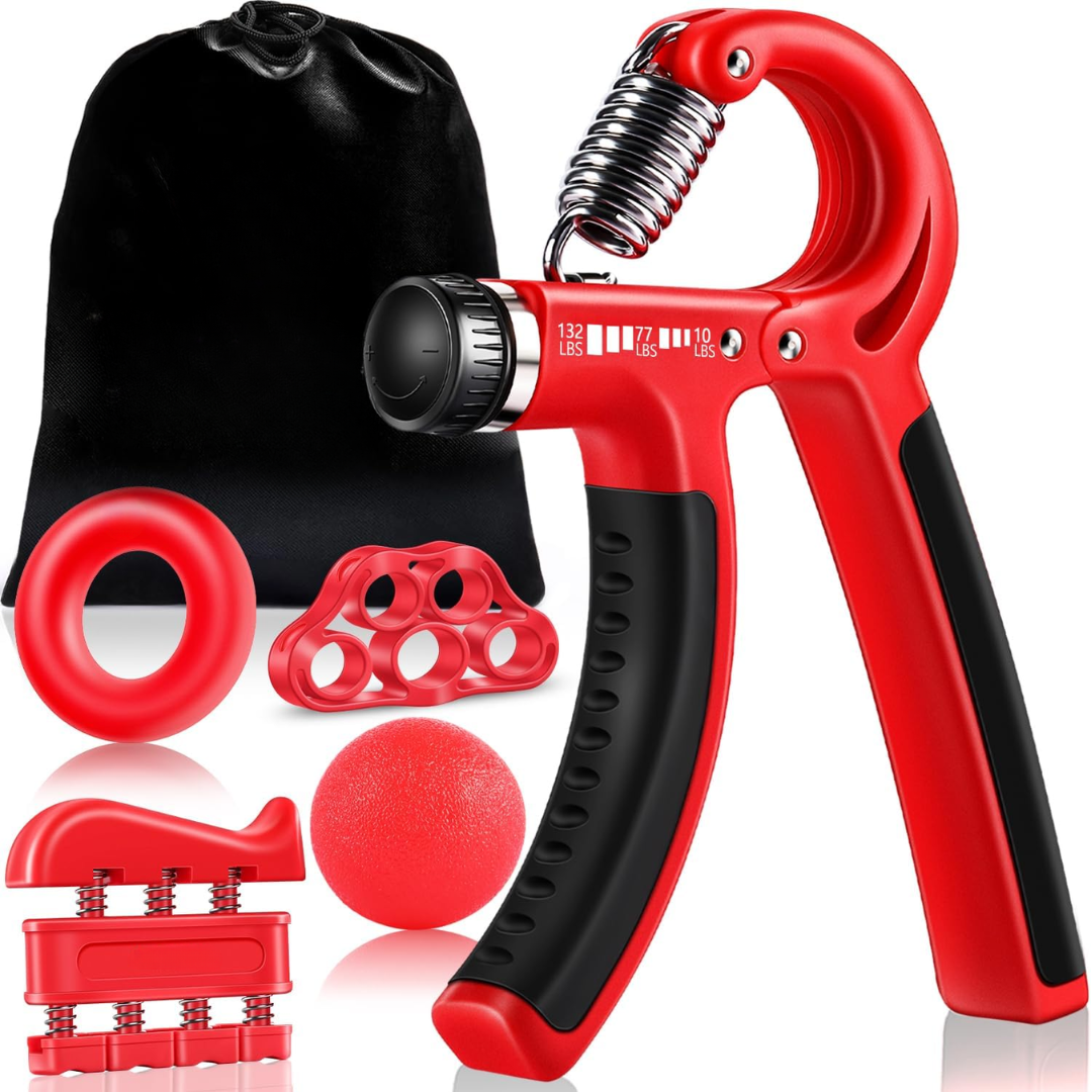 GripMaster - Set de 5 musculateurs de poigne