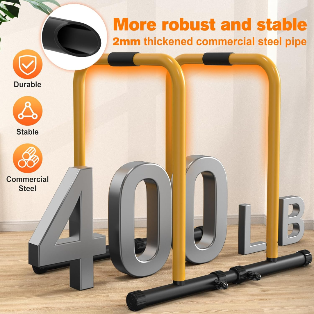 PowerDip - Station de dips robuste et support de pompes