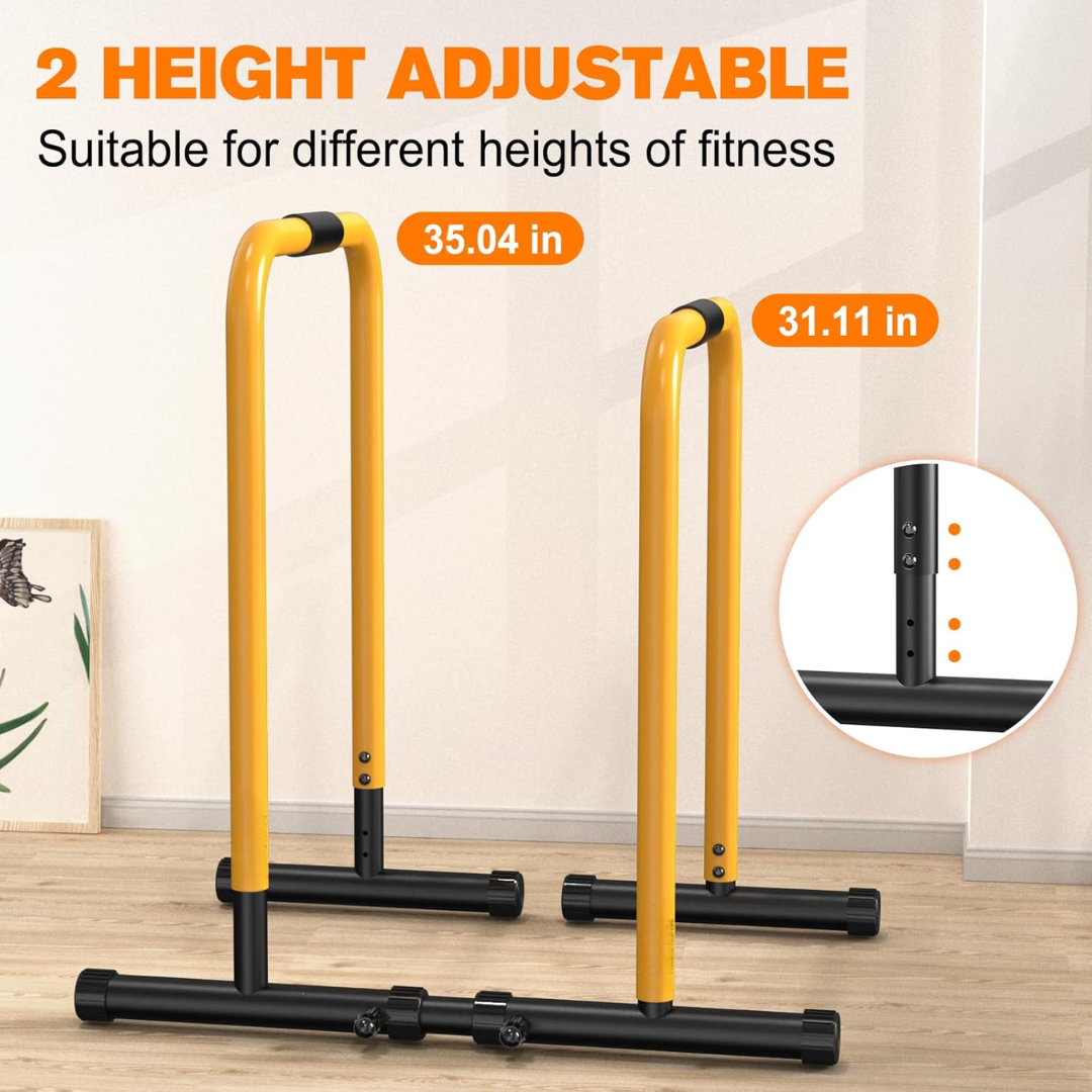 PowerDip - Station de dips robuste et support de pompes